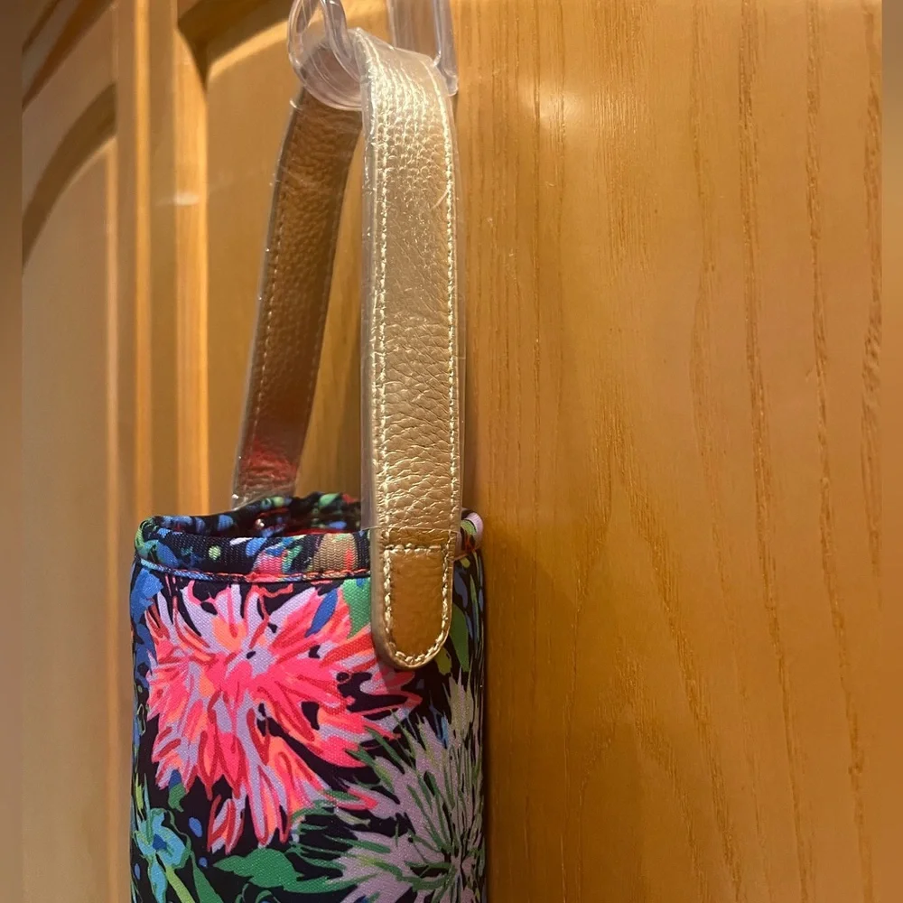 Lilly Pulitzer Wine Tote Floral Neoprene